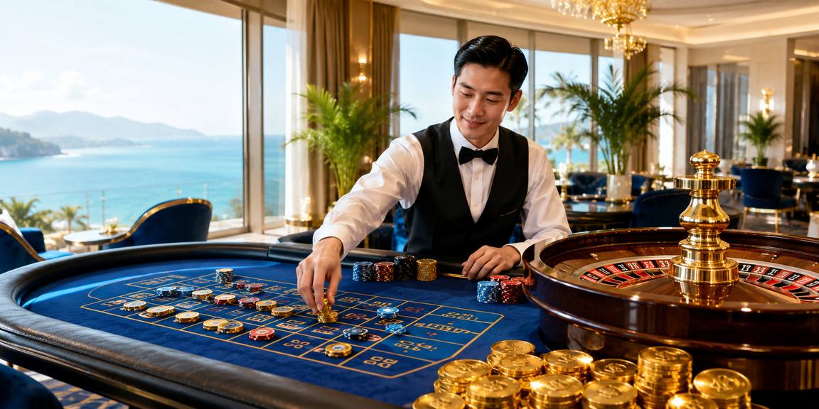 bano3 Live Dealer với studio trực tiếp từ Evolution và Pragmatic Play
